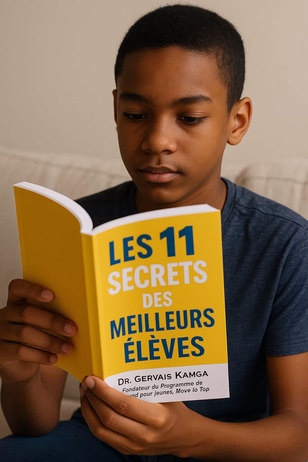 Ado qui lit le livre: Les 11 secrets des meilleures eleves du Dr. Gervais Kamga