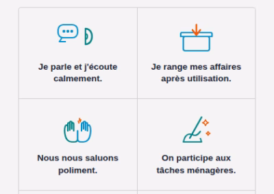 Tableau Règles De La Maison A Imprimer